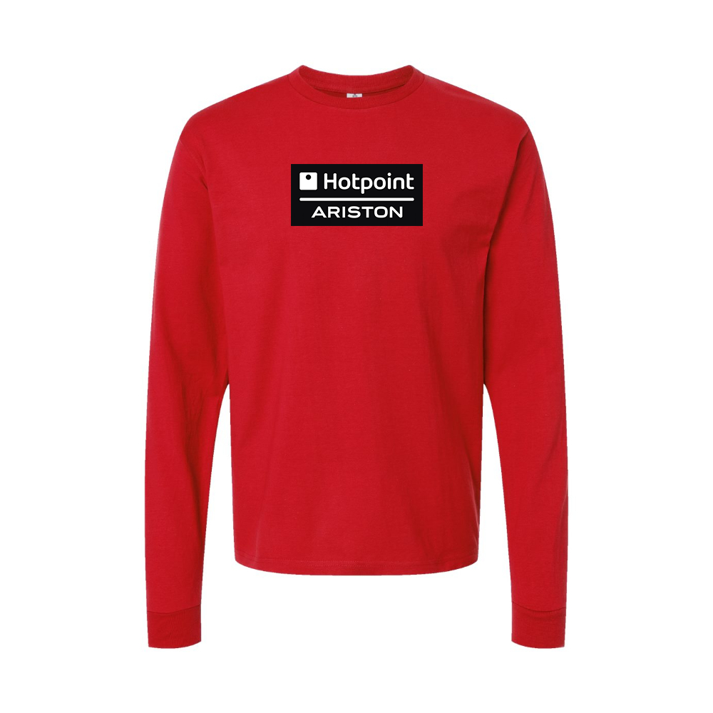 Youth Hotpoint-Ariston Logo Cotton Long Sleeve T-Shirt
