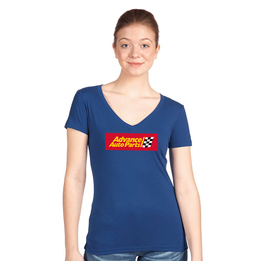 Women's Advance Auto Parts Logo Next Level V-Neck T-Shirt