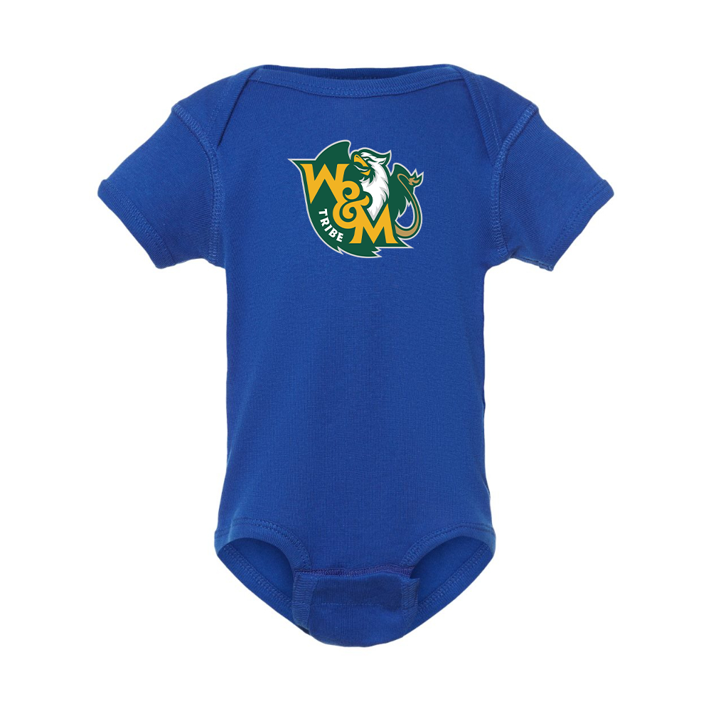 William and Mary Tribe Rabbit Skins Infant Baby Rib Bodysuit
