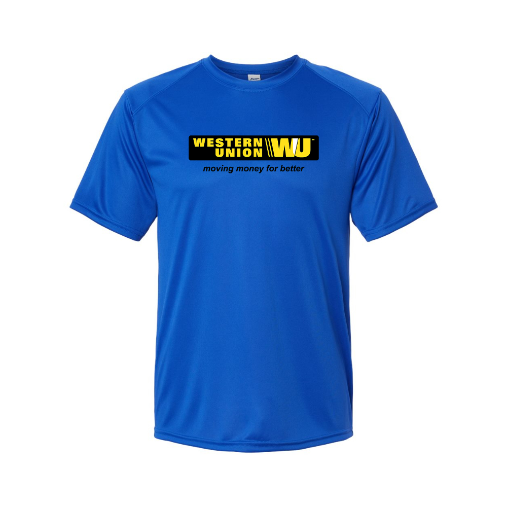 Men's Wastern Union Logo Polyester T-Shirt