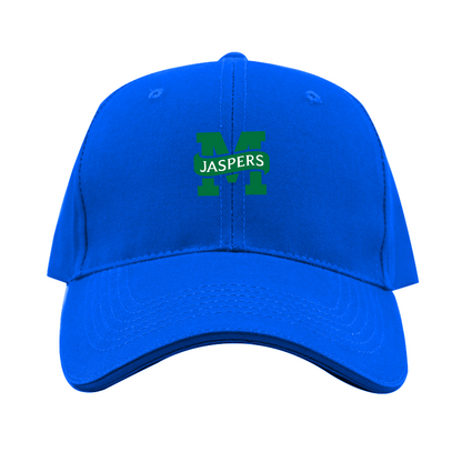 Manhattan Jaspers Logo Dad Baseball Cap Hat