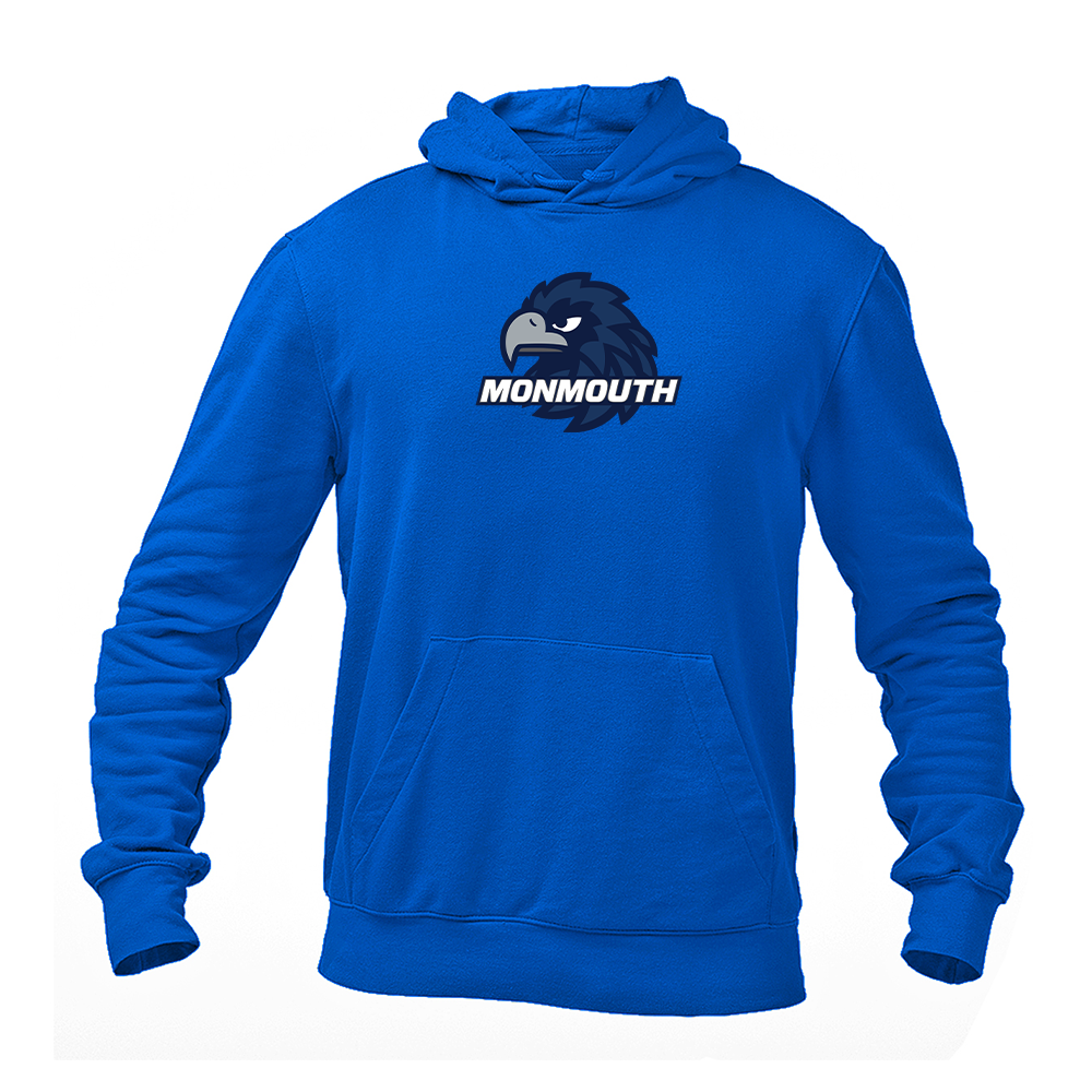 Men's Monmouth Hawks Logo Pullover Hoodie