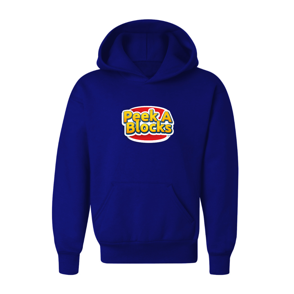 Youth Peek A Blocks Logo Pullover Hoodie