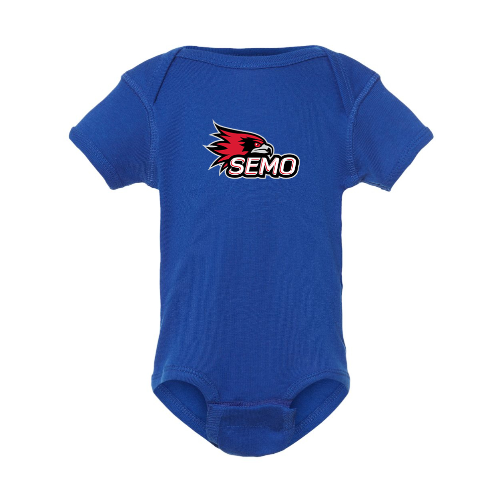 SEMO Redhawks Logo Rabbit Skins Infant Baby Rib Bodysuit