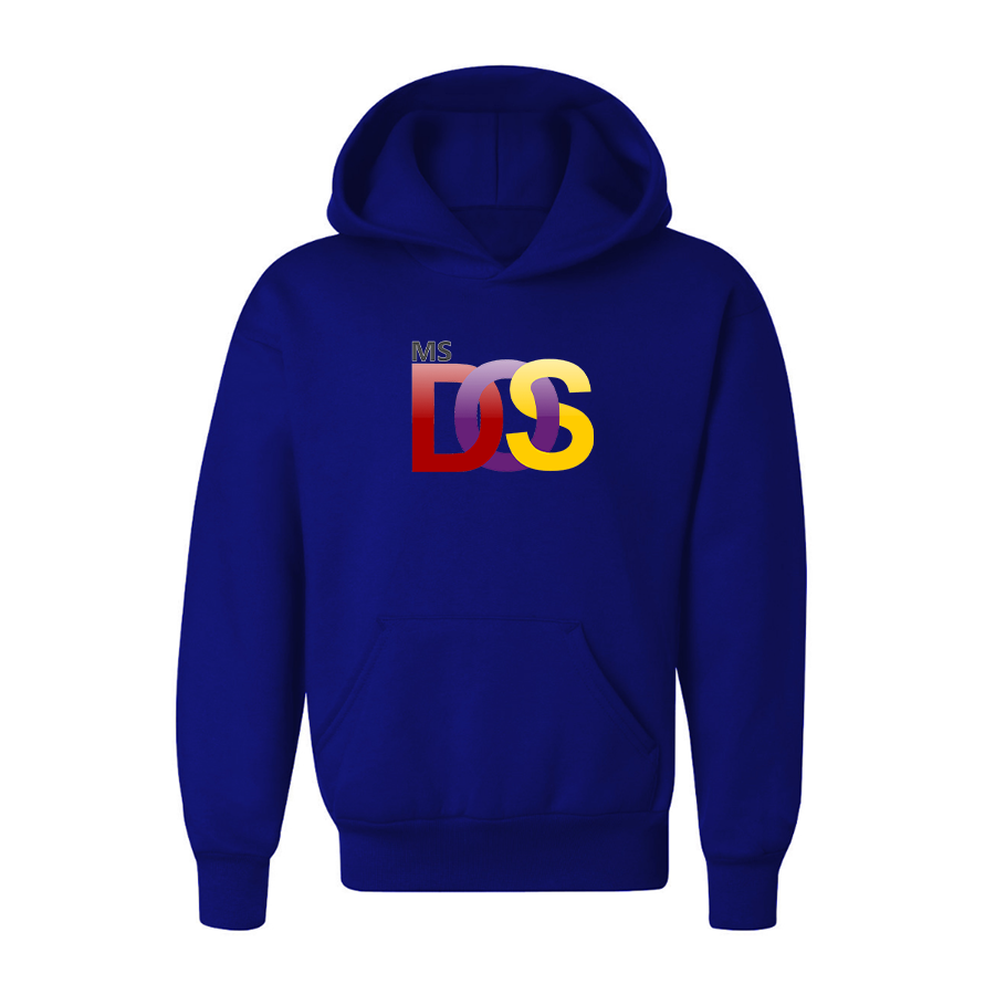 Youth MS DOS Logo Pullover Hoodie