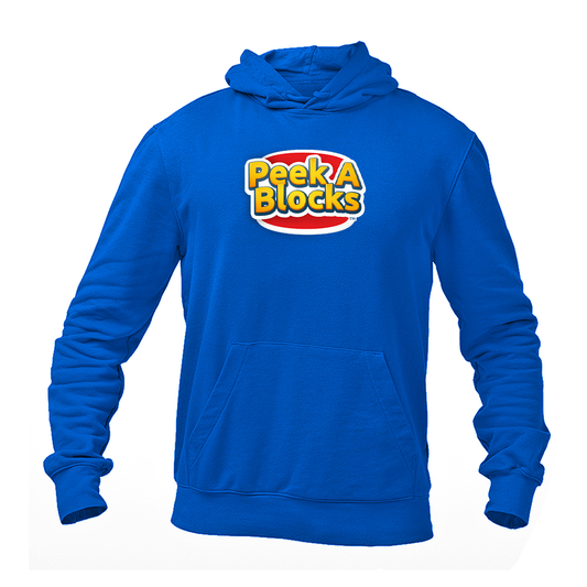 Men's Peek A Blocks Logo Pullover Hoodie