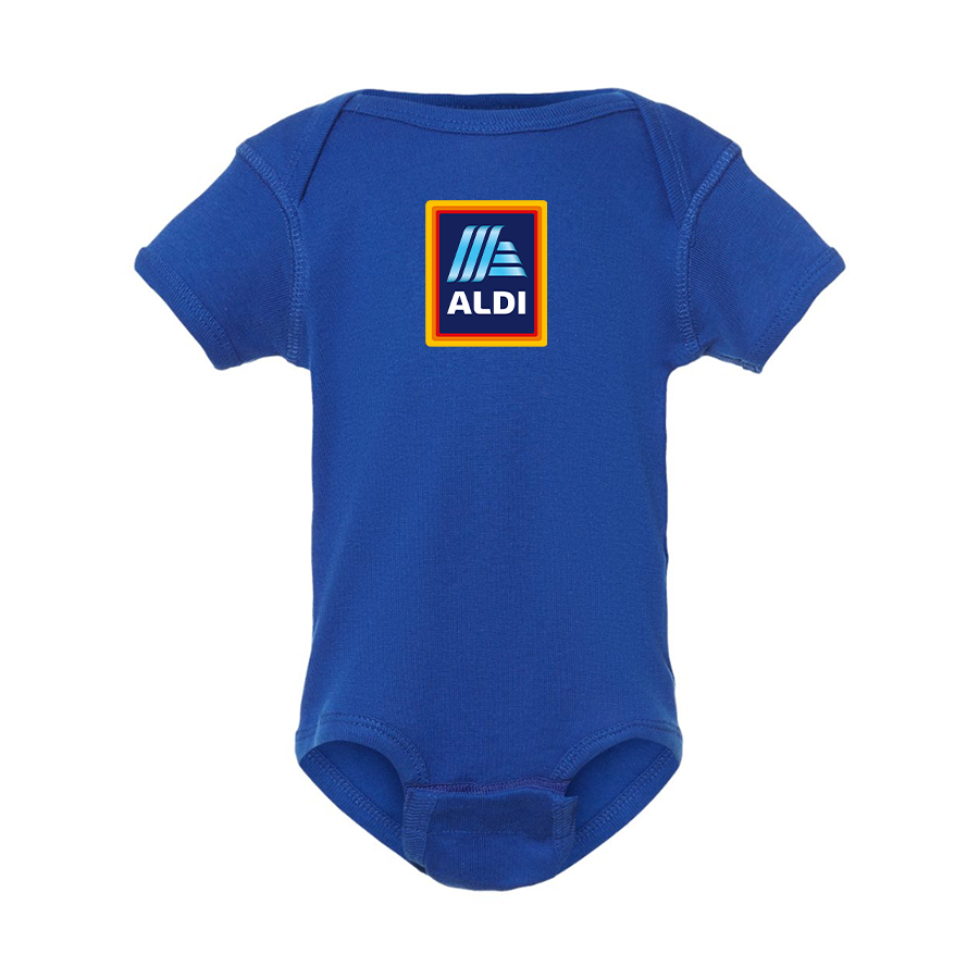 Aldi Logo Rabbit Skins Infant Baby Rib Bodysuit