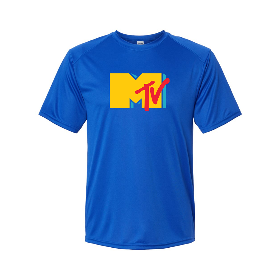 Men's MTV Logo Polyester T-Shirt