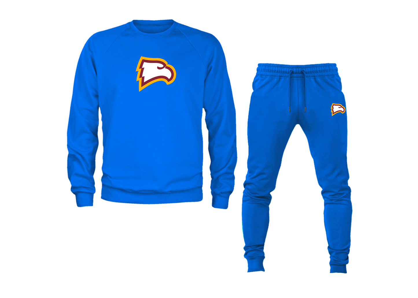 Men's Winthrop Eagles Crewneck Sweatshirt Joggers Suit