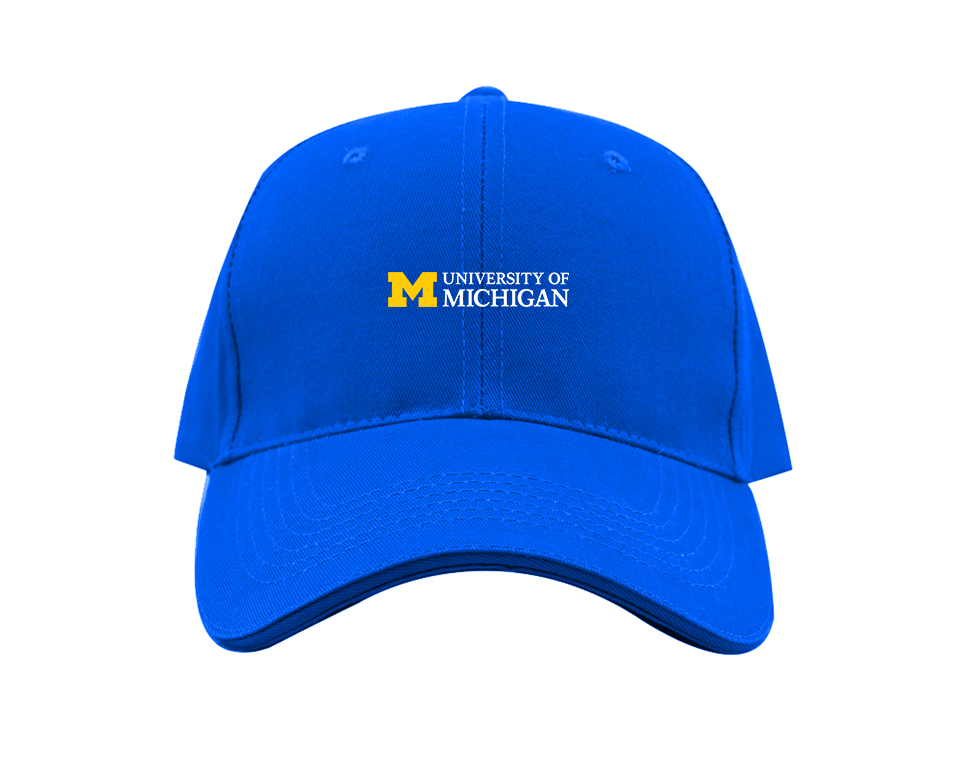 University of Michigan Logo Dad Baseball Cap Hat