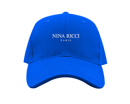 Nina Ricci Paris Logo Dad Baseball Cap Hat