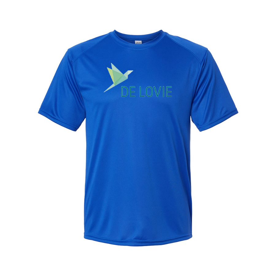 Men's De Lovie Logo Polyester T-Shirt
