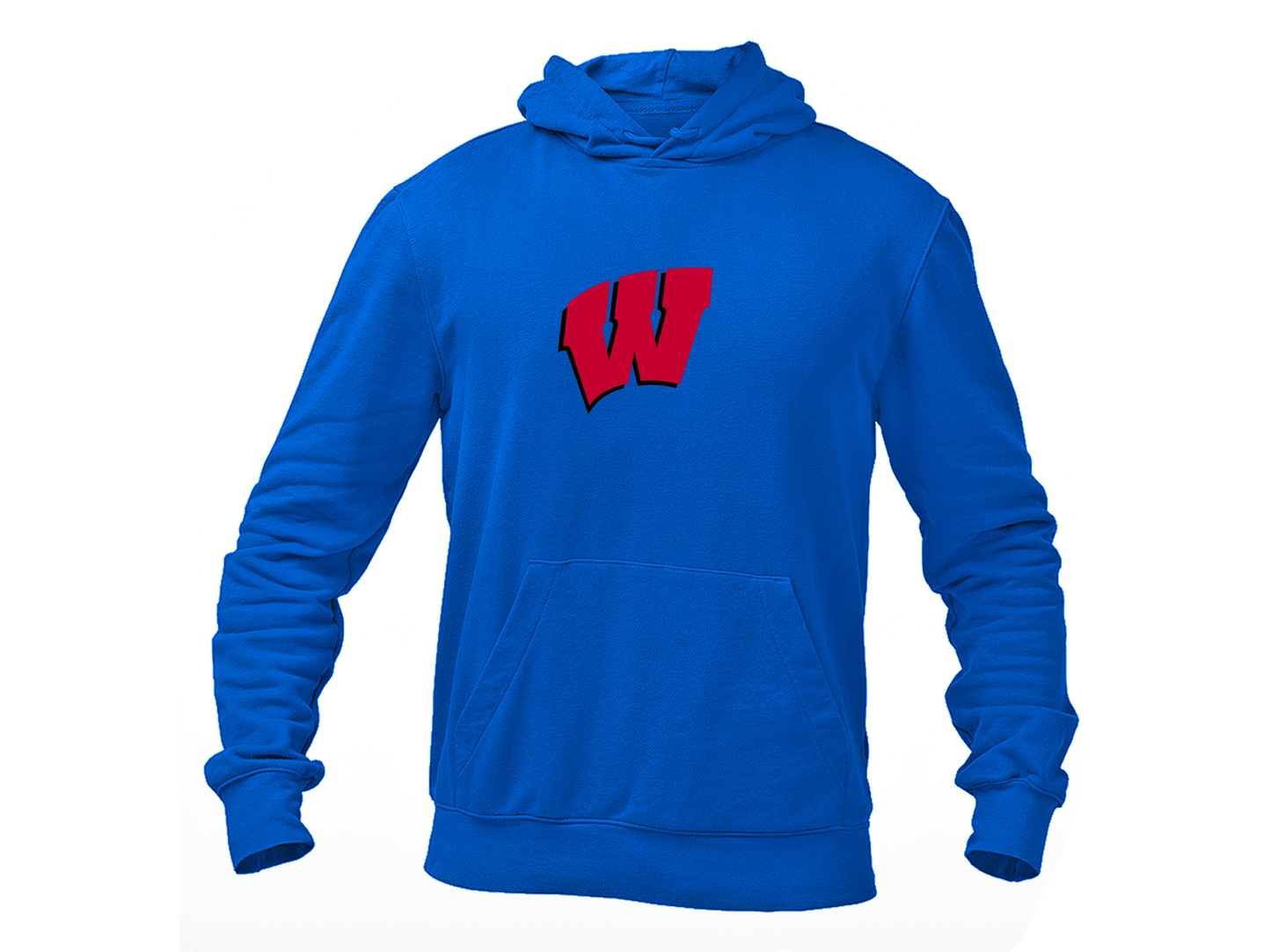 Men's Wisconsin Badgers Gildan  Heavy Blend Hooded Sweatshirt