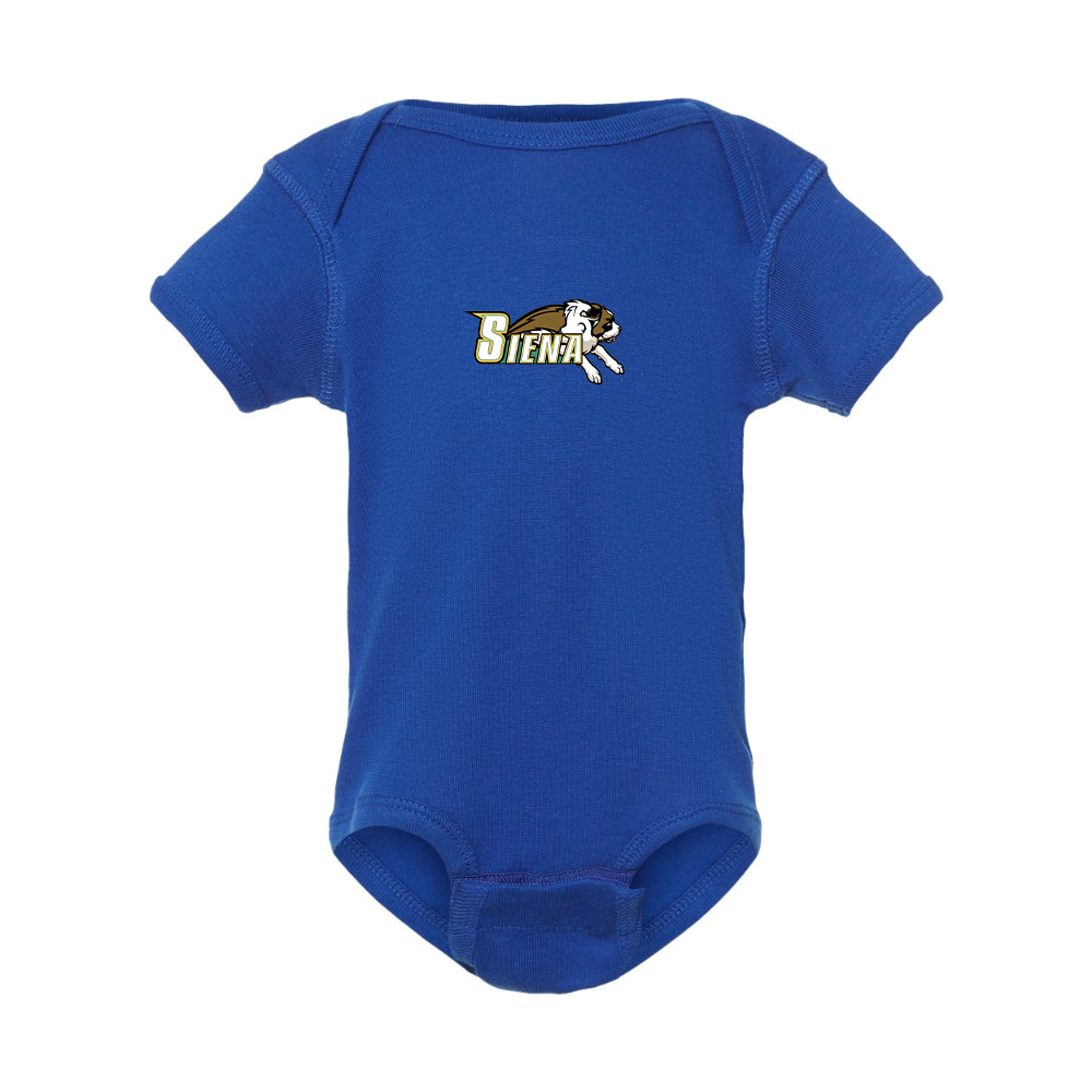 Siena Saints Logo Rabbit Skins Infant Baby Rib Bodysuit