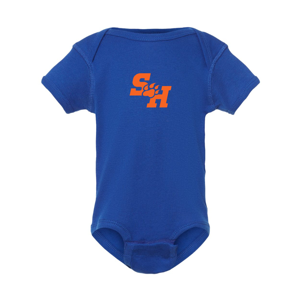 Sam Houston State Bearkats Logo Rabbit Skins Infant Baby Rib Bodysuit