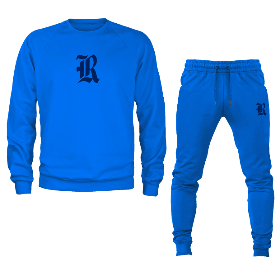 Men's Rice Owls Logo Crewneck Sweatshirt Joggers Suit
