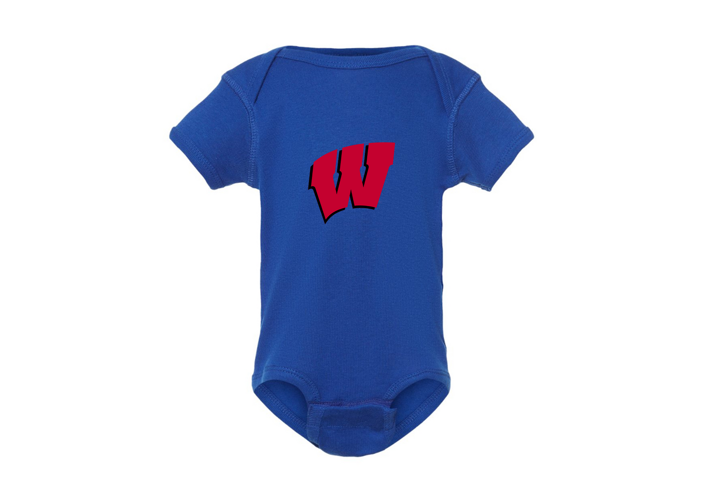 Wisconsin Badgers Rabbit Skins Infant Baby Rib Bodysuit