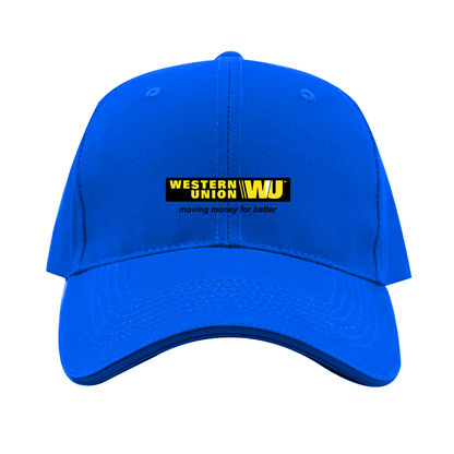 Wastern Union Logo Dad Baseball Cap Hat