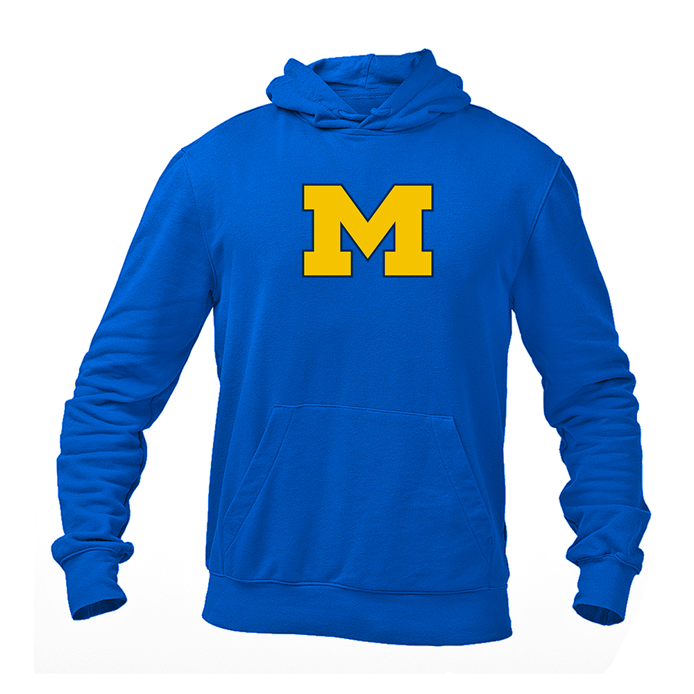 Men's Michigan Wolverines Logo Pullover Hoodie