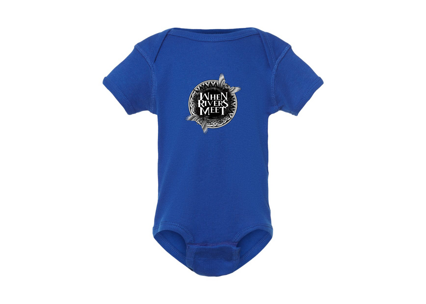 When Rivers Meet Rabbit Skins Infant Baby Rib Bodysuit
