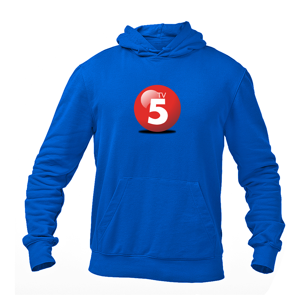Men's ABC TV5 Logo Softstyle Midweight Hooded Sweatshirt