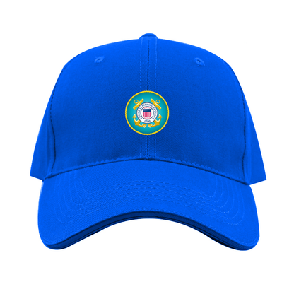 Coast Guard Logo Dad Baseball Cap Hat