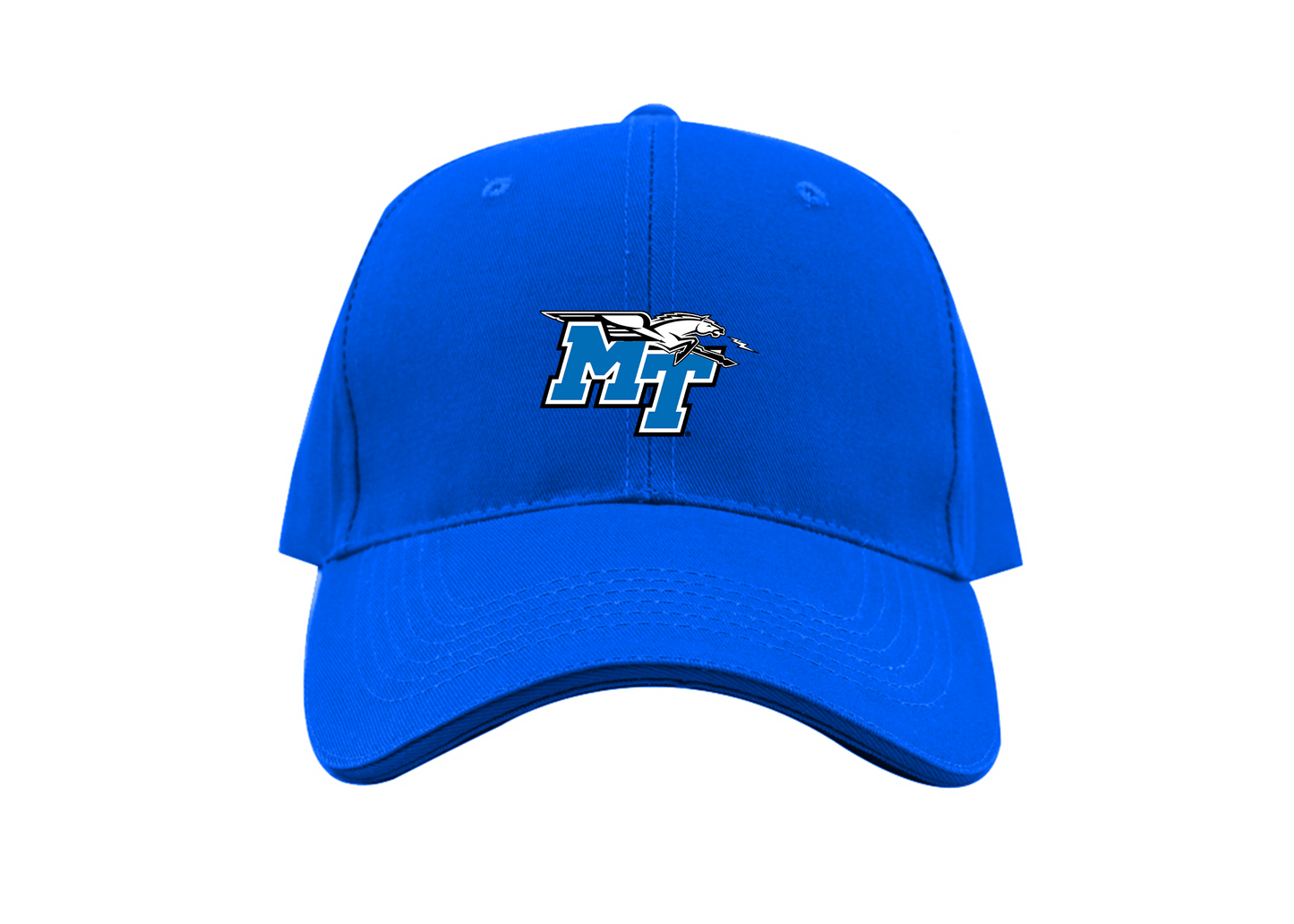 Middle Tennessee Blue Raiders Logo Dad Baseball Cap Hat