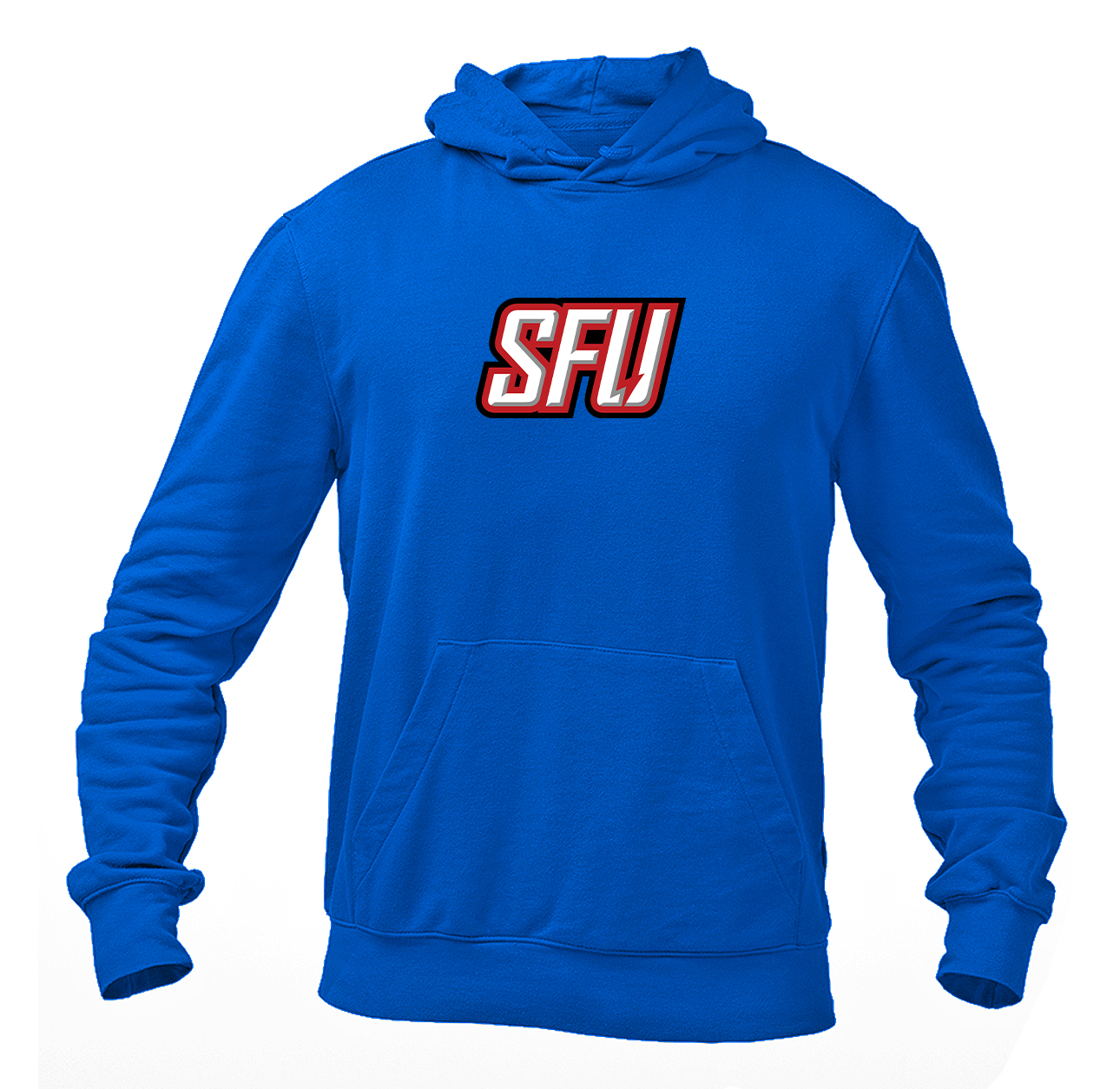 Men's Saint Francis Red Flash Logo Softstyle Midweight Hooded Sweatshirt