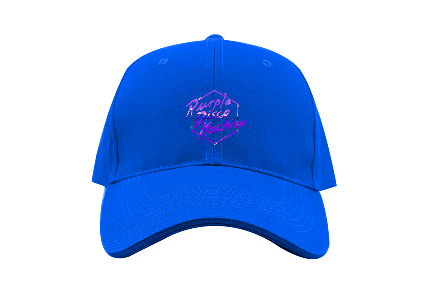 Purple Disco Machine Dad Baseball Cap Hat