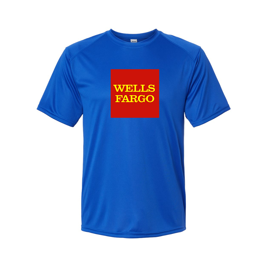 Men's Wells Fargo Logo Polyester T-Shirt
