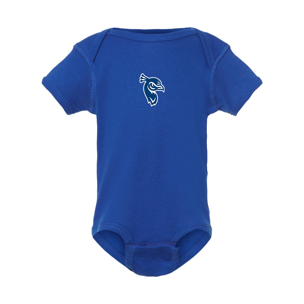 Saint Peters Peacocks Logo  Rabbit Skins Infant Baby Rib Bodysuit