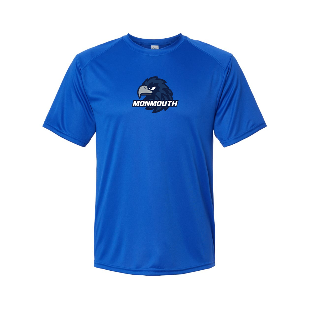 Men's Monmouth Hawks Logo Polyester T-Shirt