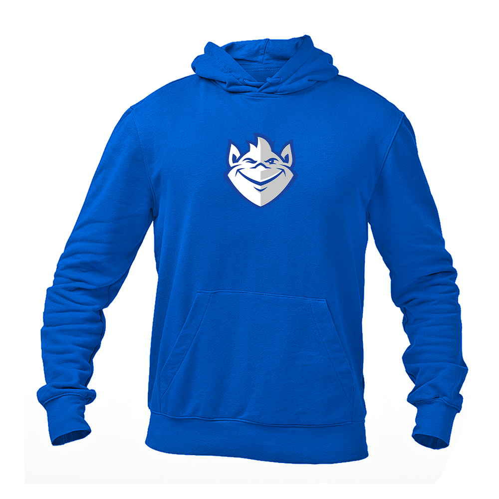 Men's Saint Louis Billikens Logo Gildan  Heavy Blend Hooded Sweatshirt
