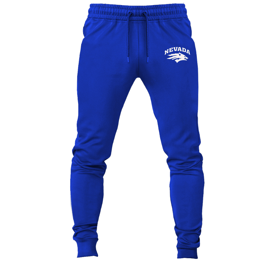 Men's Nevada Wolf Pack Logo Joggers Sweatpants