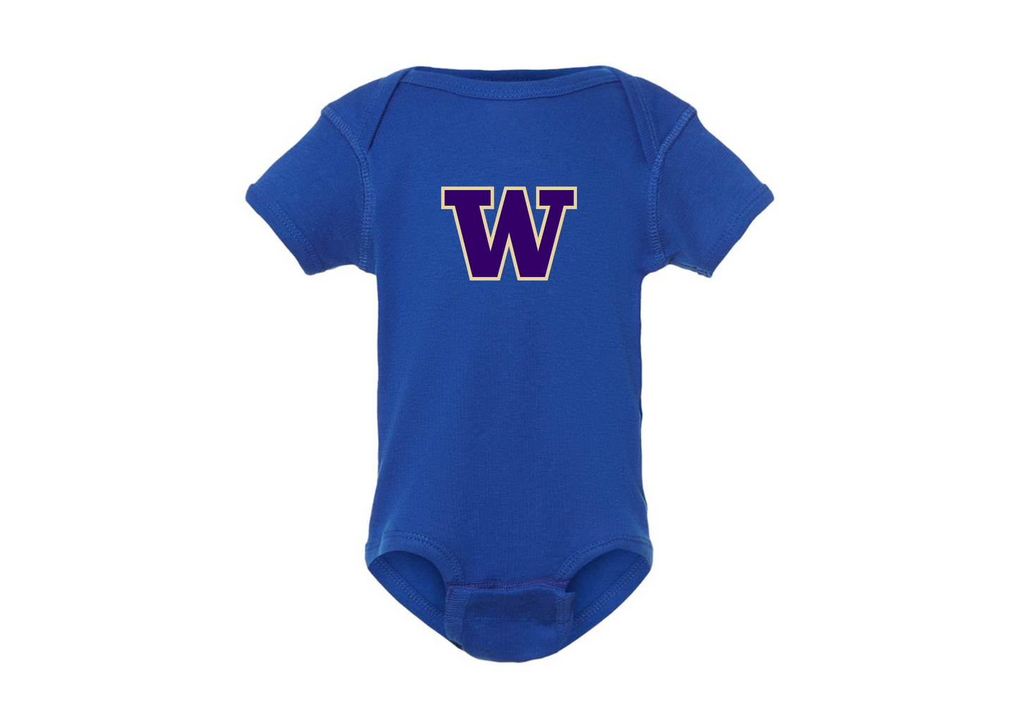 Washington Huskies Rabbit Skins Infant Baby Rib Bodysuit