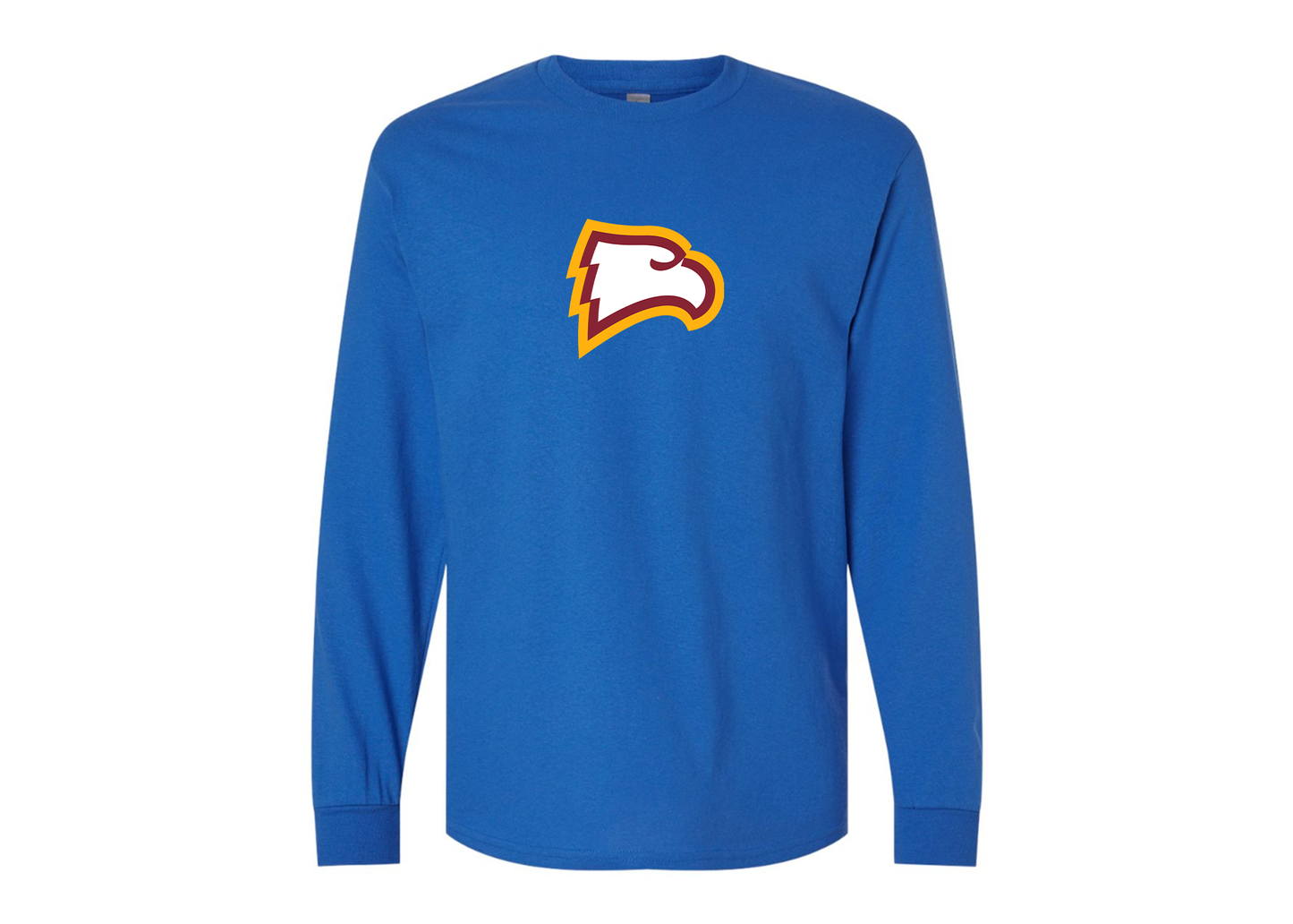 Men's Winthrop Eagles Gildan Heavy Cotton Long Sleeve T-Shirt