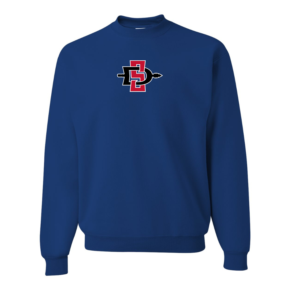 Men's San Diego State Aztecs Logo  JERZEES NuBlend Crewneck Sweatshirt