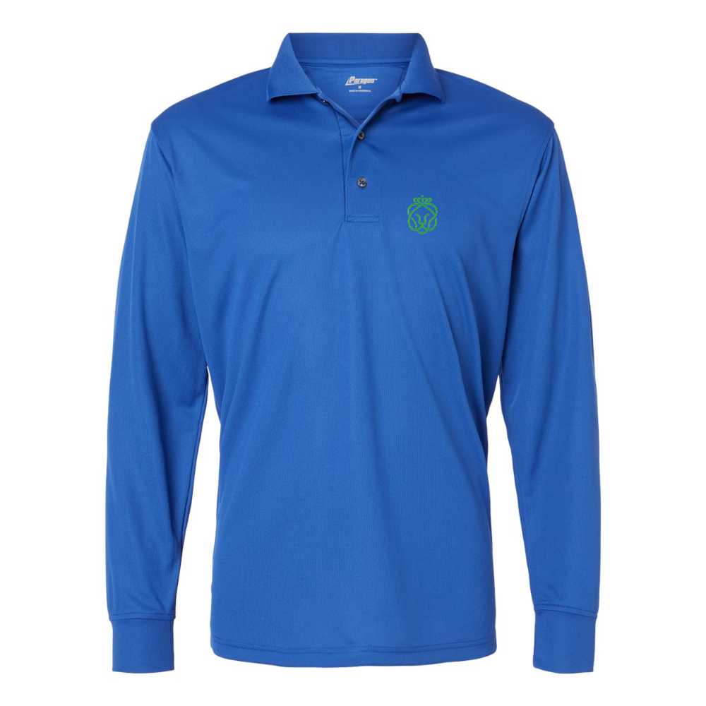 Men's Ahold Delhaize Symbol Paragon Prescott Long Sleeve Polo