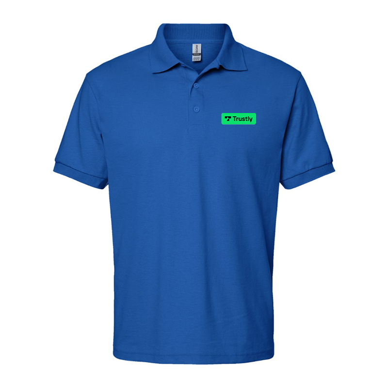 Men's Trustly Horizontal Logo Dry Blend Polo