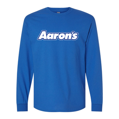 Men's Aaron_s Logo Gildan Heavy Cotton Long Sleeve T-Shirt