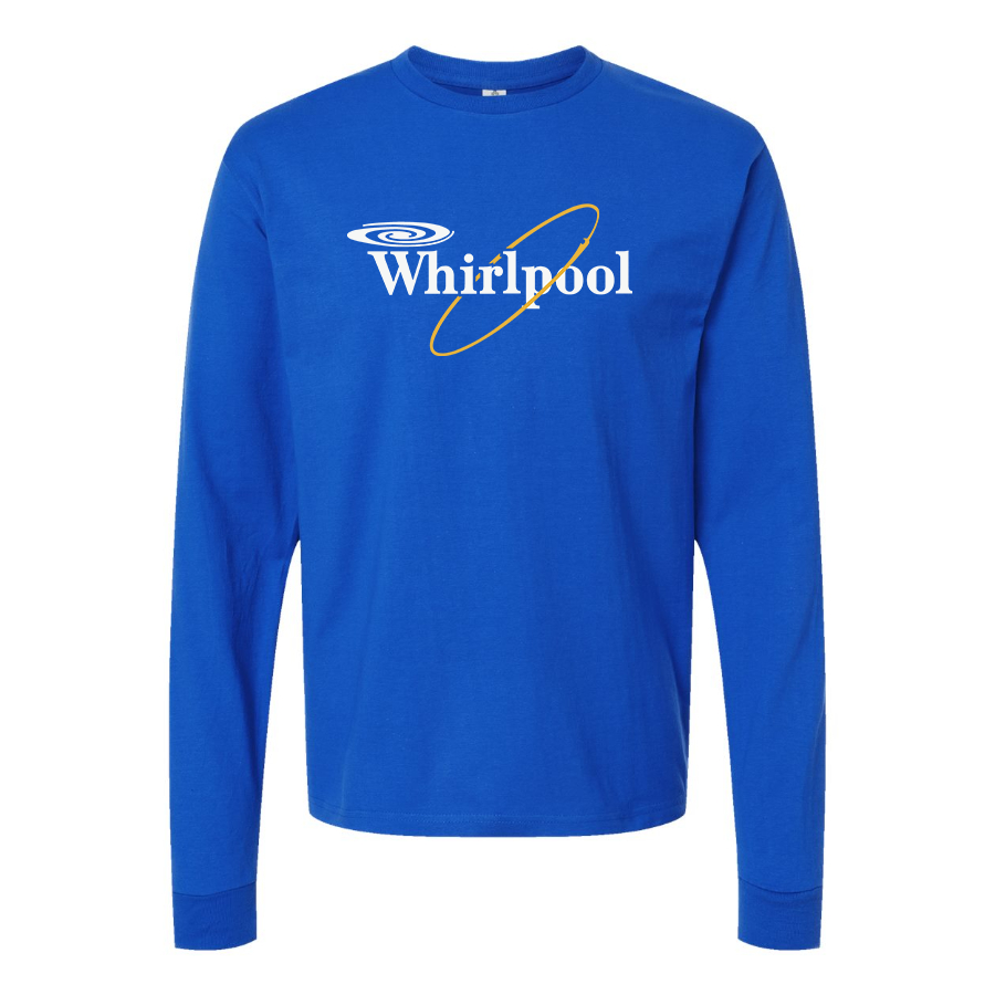 Youth Whirlpool Logo Cotton Long Sleeve T-Shirt