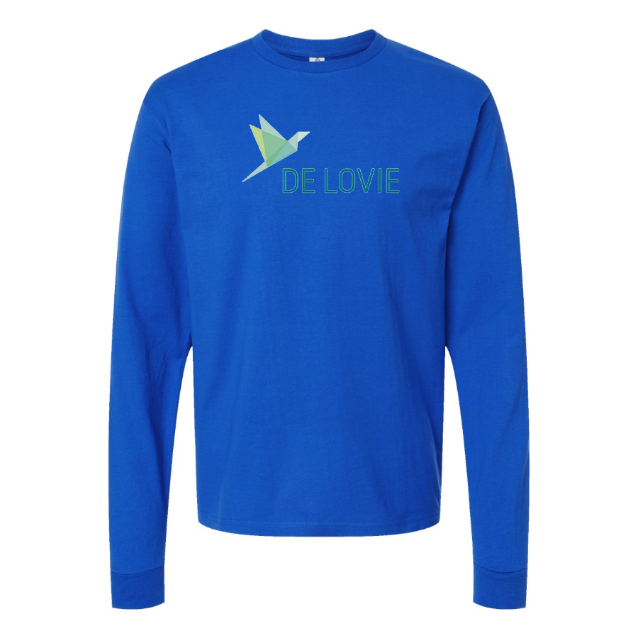 Youth De Lovie Logo Cotton Long Sleeve T-Shirt