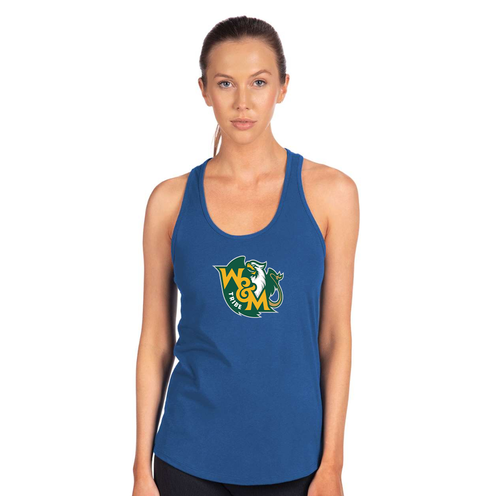 Women's William and Mary Tribe Next Level Ideal Racerback Tank