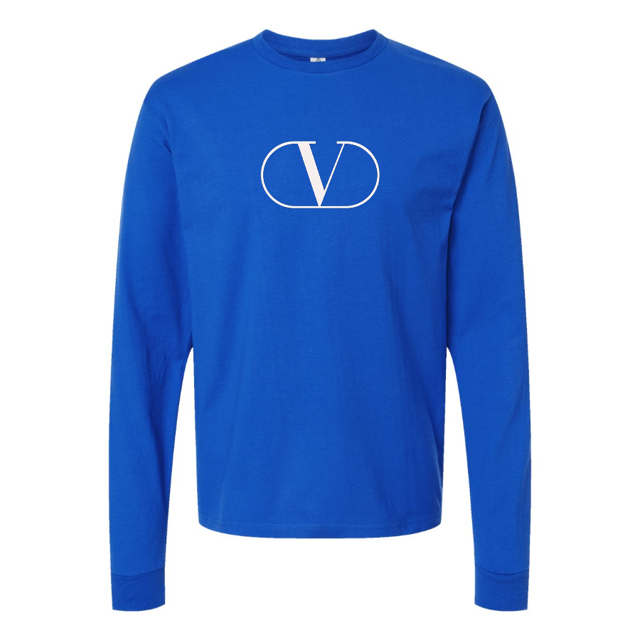 Youth Valentino Symbol Cotton Long Sleeve T-Shirt
