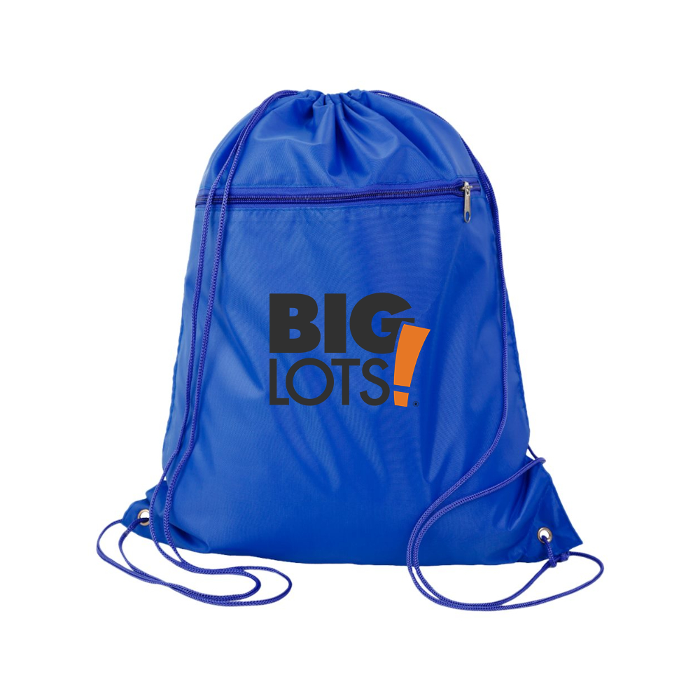 Big Lots Logo Q-Tees - Polyester Cinchpack