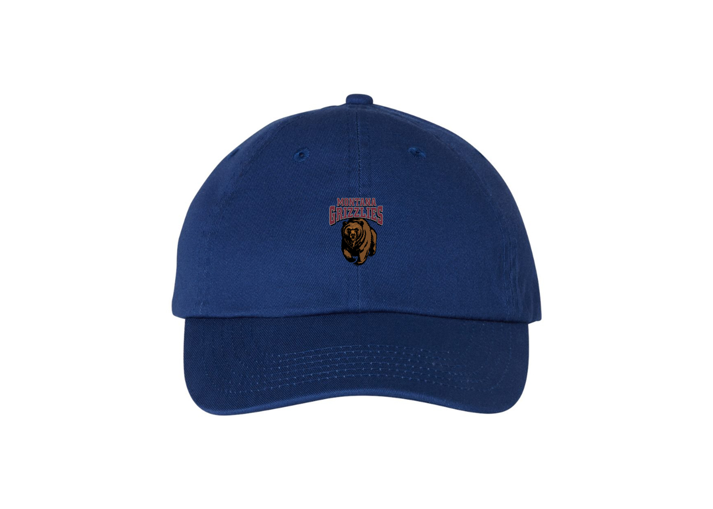 Montana Grizzliesl Valucap Adult Bio-Washed Classic Dad Hat