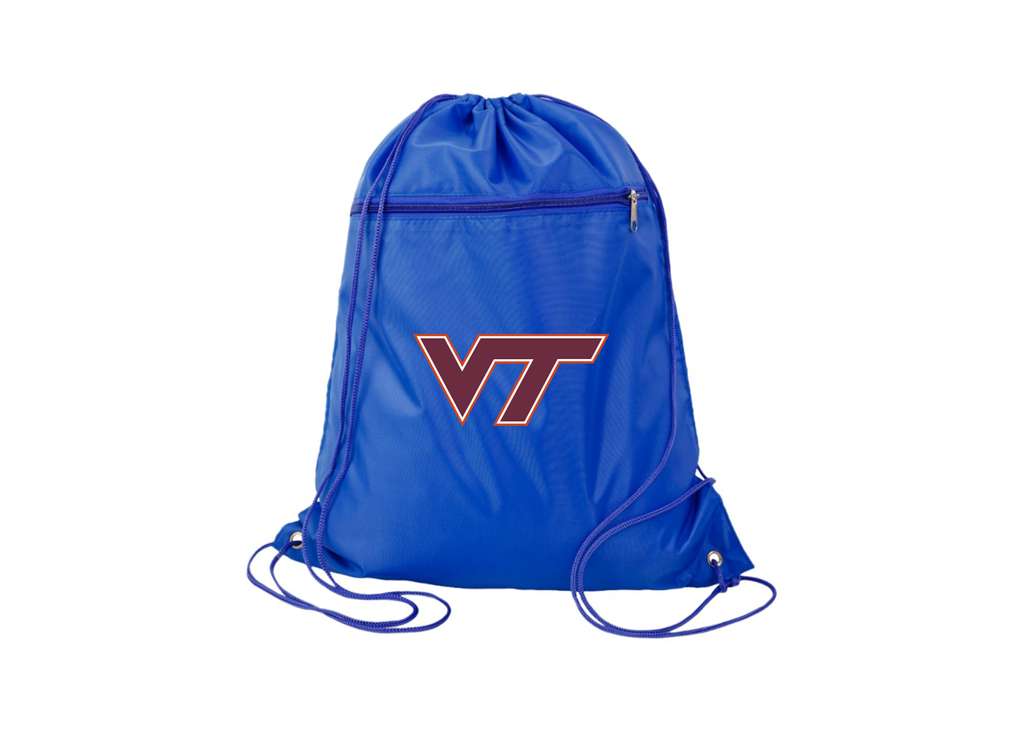 Virginia Tech Hokies Q-Tees - Polyester Cinchpack