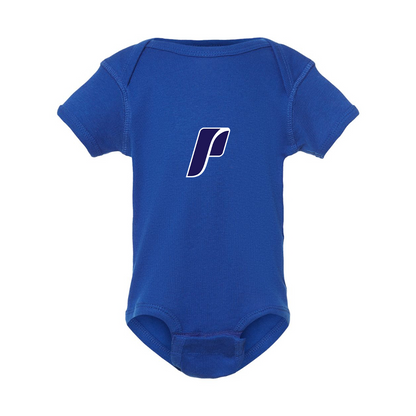 Portland Pilots Logo  Rabbit Skins Infant Baby Rib Bodysuit