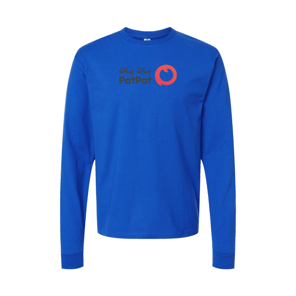 Youth PatPat Logo Cotton Long Sleeve T-Shirt