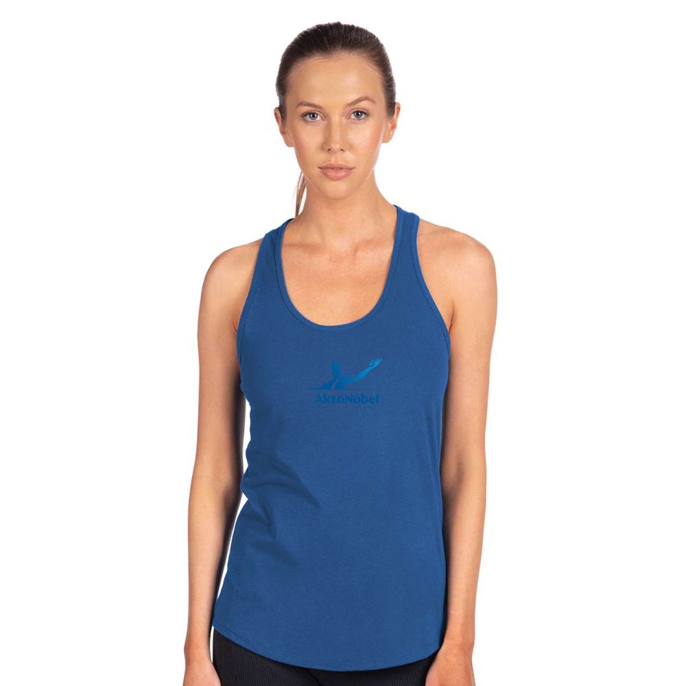 Women's AkzoNobel Logo Next Level Ideal Racerback Tank